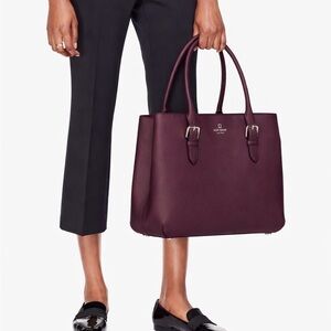 Kate Spade Cove Street Airel Deep Purple Tote Bag